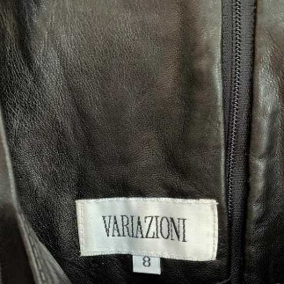 VARIAZIONI Genuine Leather Mini Dress - Picture 7 of 8